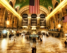 Обои New York, Grand Central 220x176