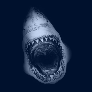 Terrifying Mouth of Shark - Obrázkek zdarma pro iPad