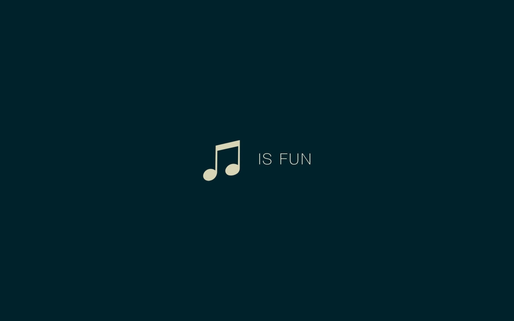 Das Music Is Fun Wallpaper 1680x1050