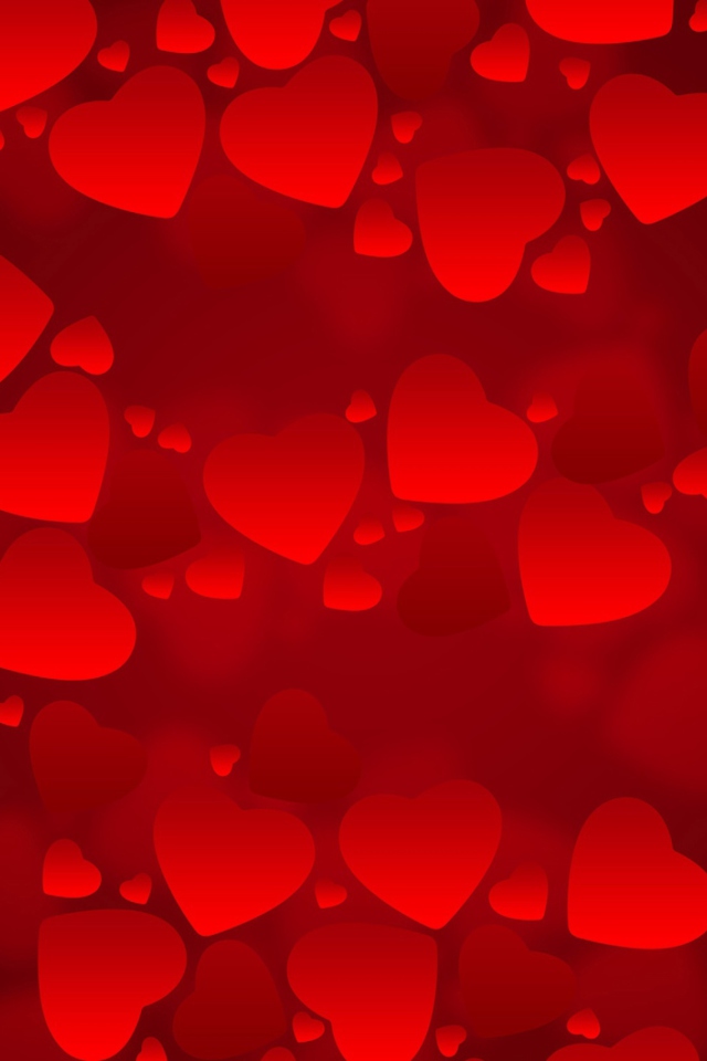Das Hearts Wallpaper 640x960