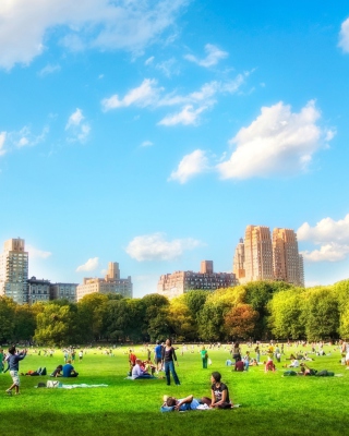 Spring In New York sfondi gratuiti per iPhone 6 Plus
