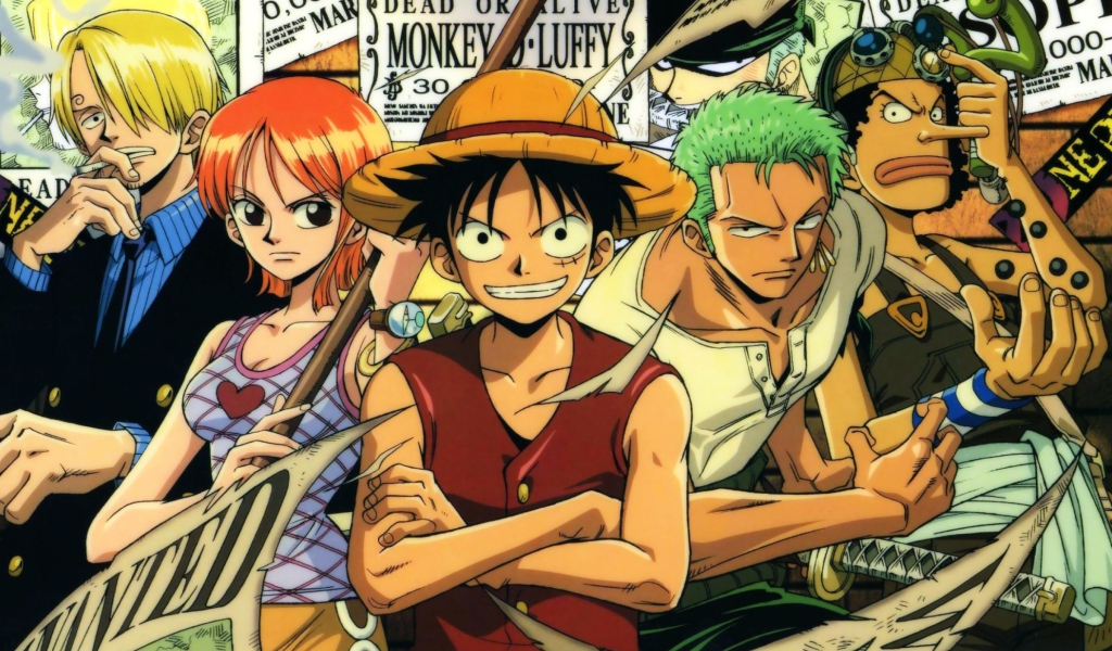 Das One Piece Wallpaper 1024x600