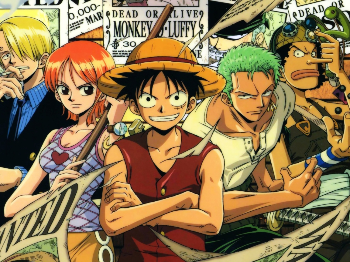 Das One Piece Wallpaper 1152x864