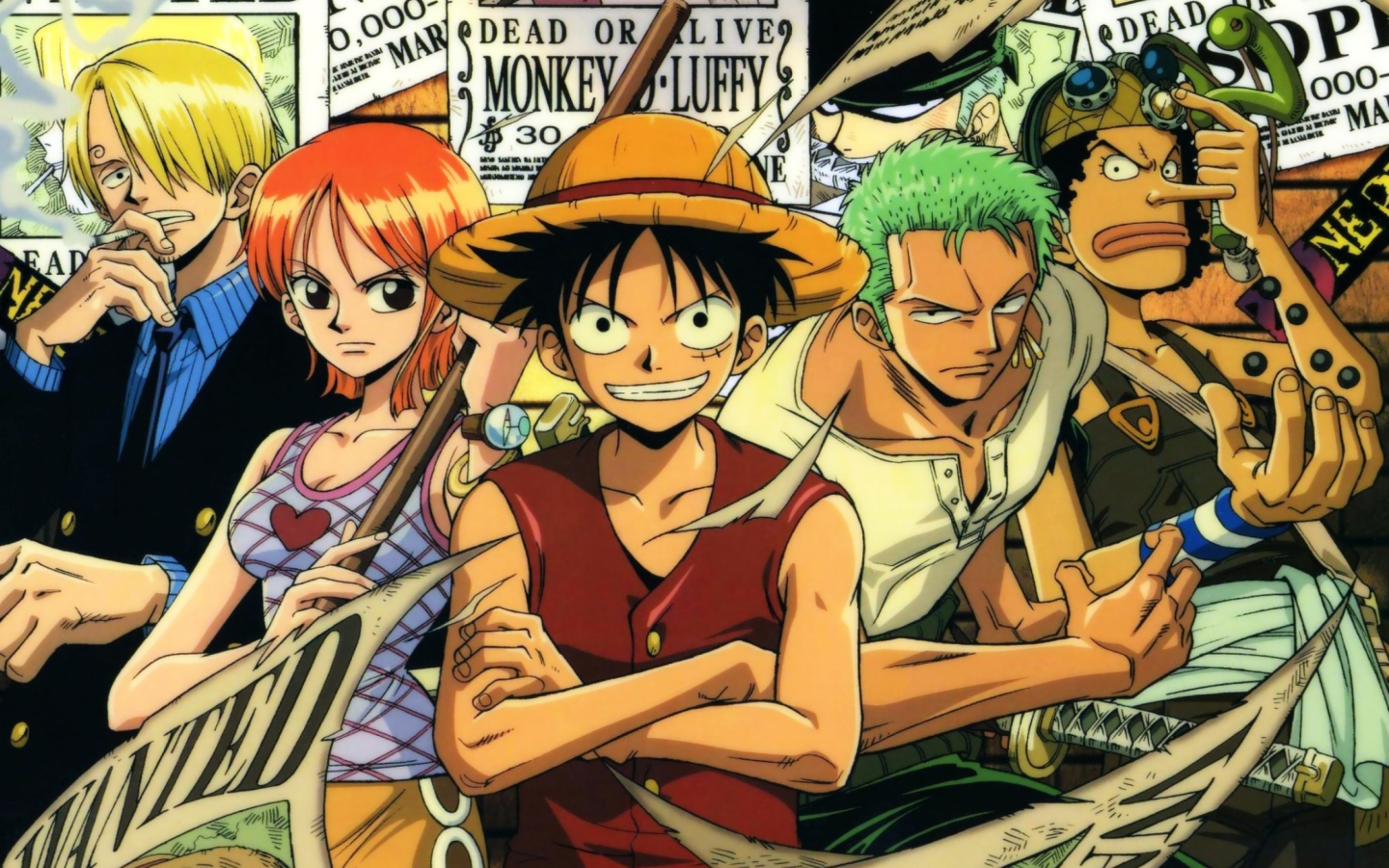 Screenshot №1 pro téma One Piece 1440x900