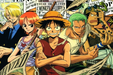 Fondo de pantalla One Piece 480x320