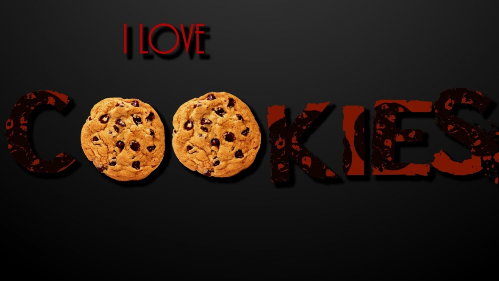 I Love Cookies wallpaper 1600x900