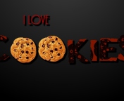 Fondo de pantalla I Love Cookies 176x144