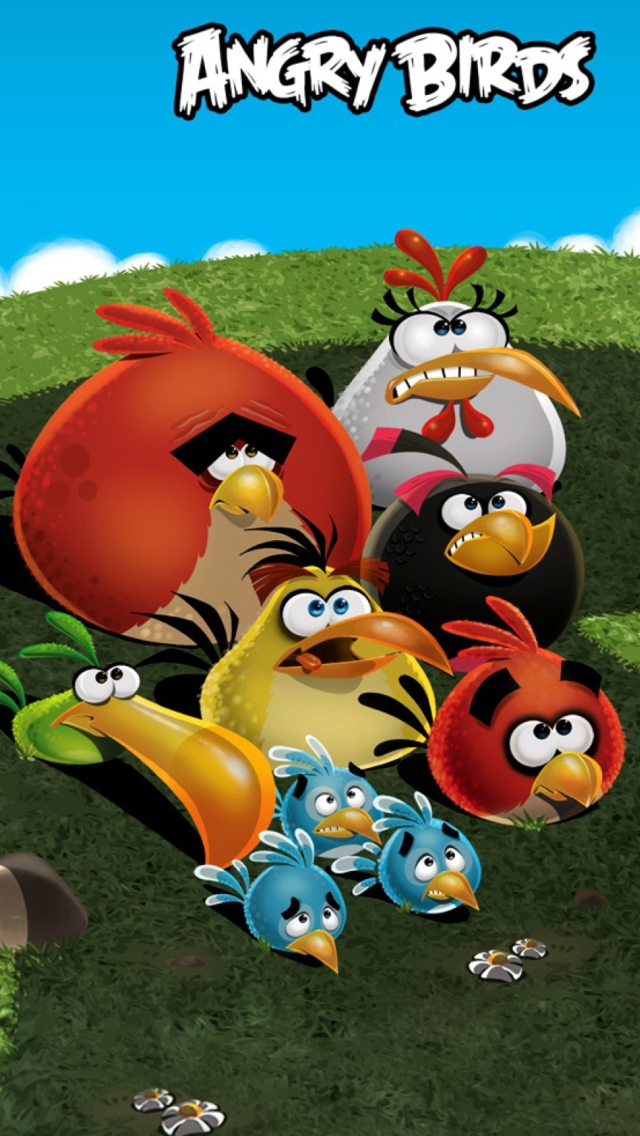 Обои Angry Birds 640x1136