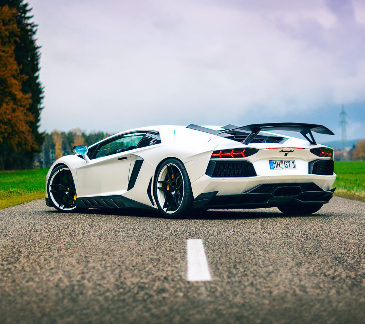 Fondo de pantalla Lamborghini Aventador 1440x1280