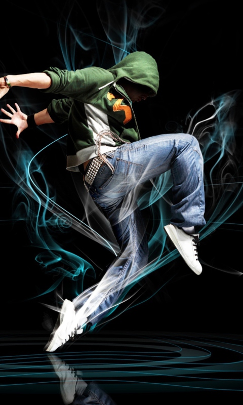 Music And Dance wallpaper 480x800