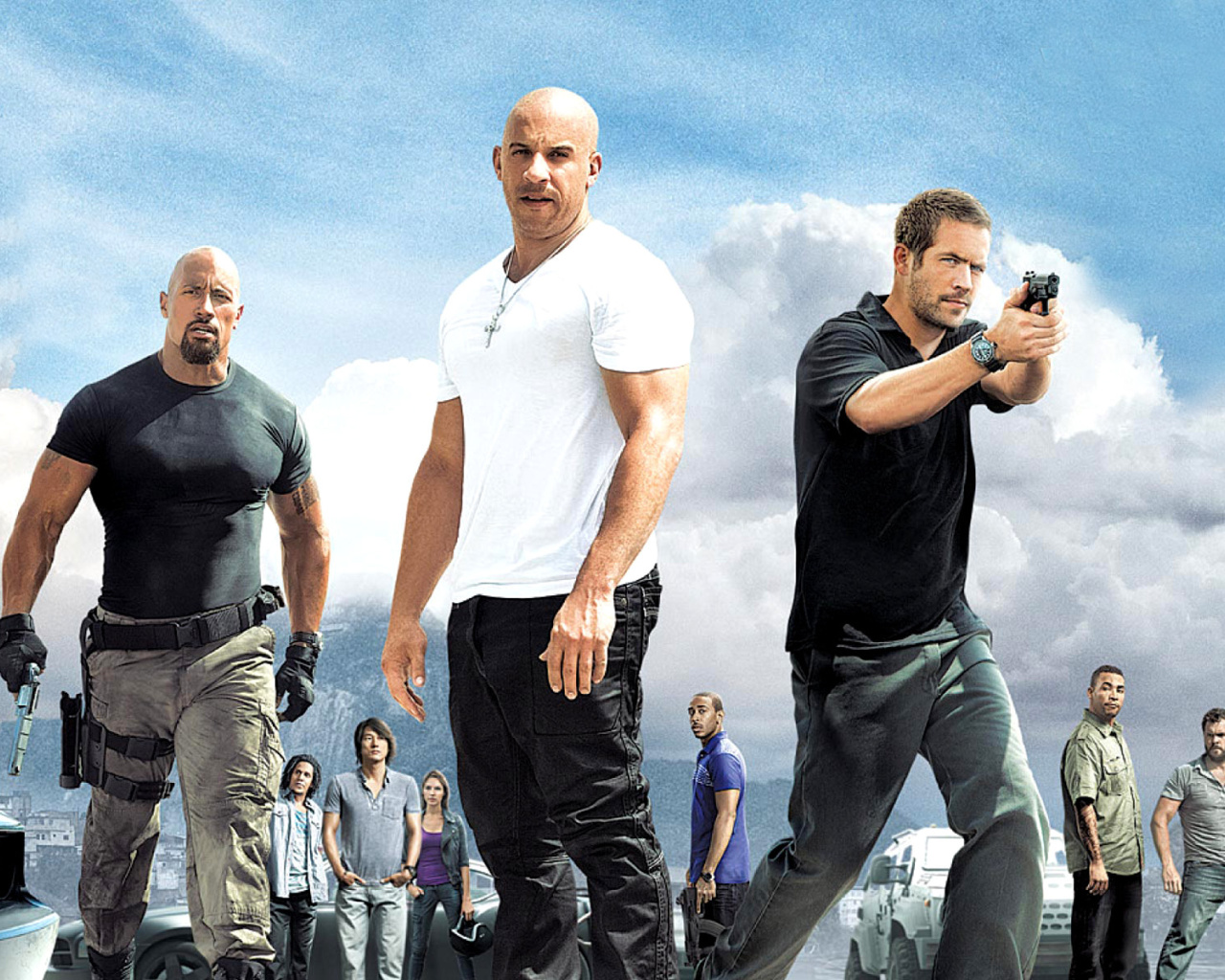 Fast and Furious 5 wallpaper 1280x1024
