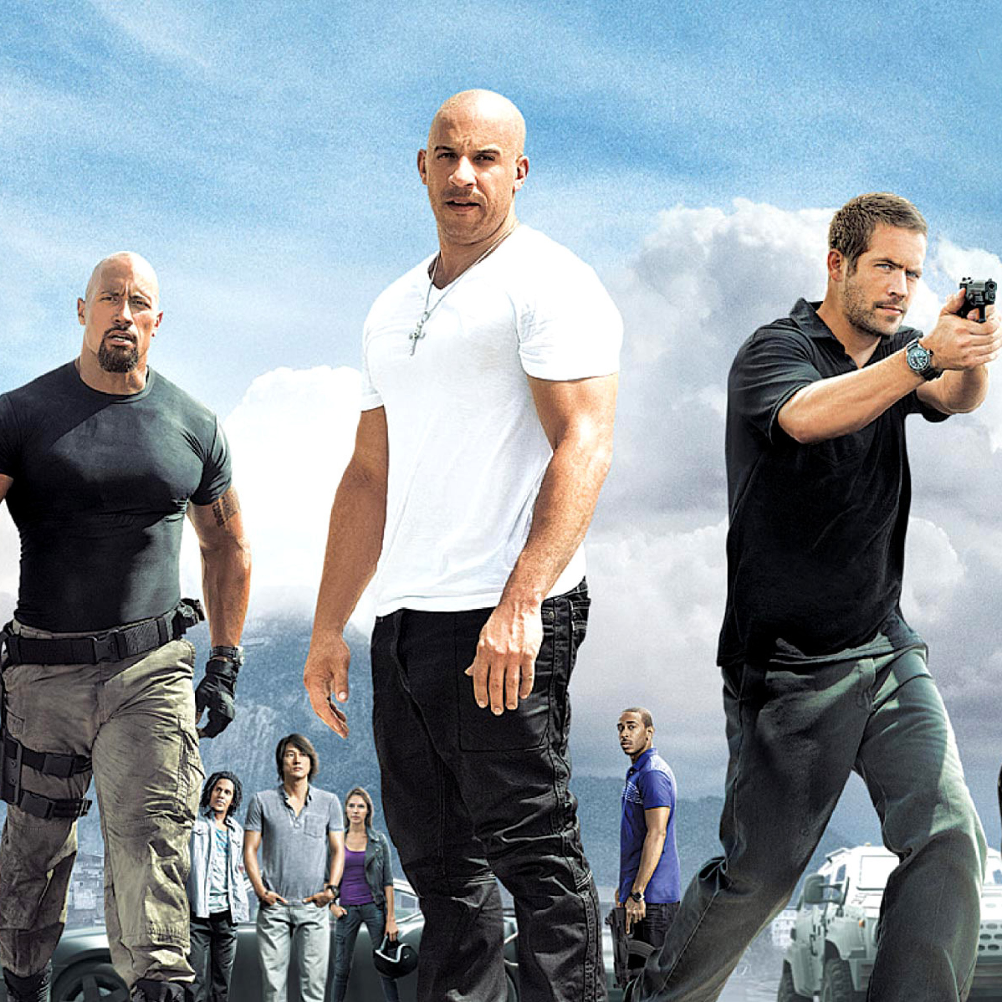 Fast and Furious 5 wallpaper 2048x2048