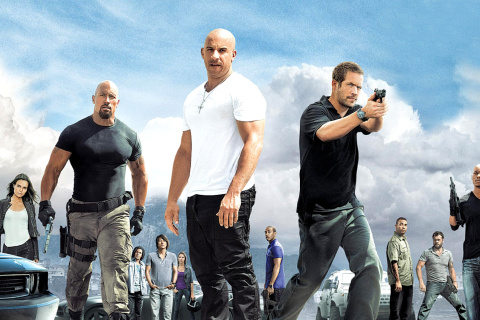 Fast and Furious 5 wallpaper 480x320