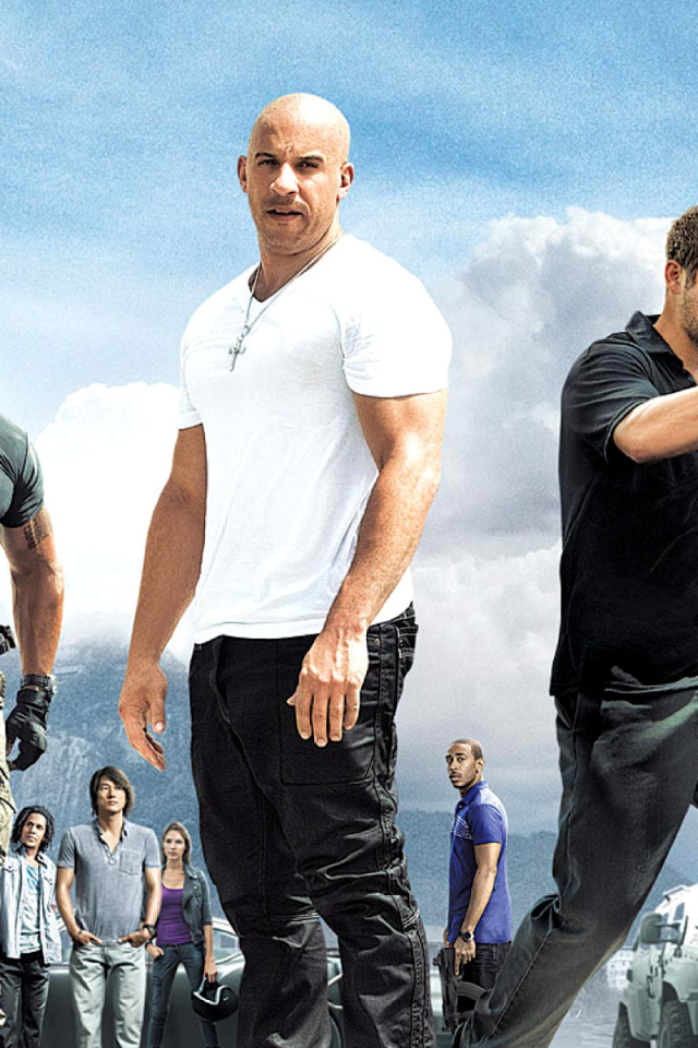 Fast and Furious 5 wallpaper 640x960