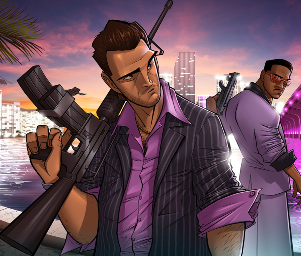 Обои Tommy Vercetti in Grand Theft Auto Vice City 1200x1024