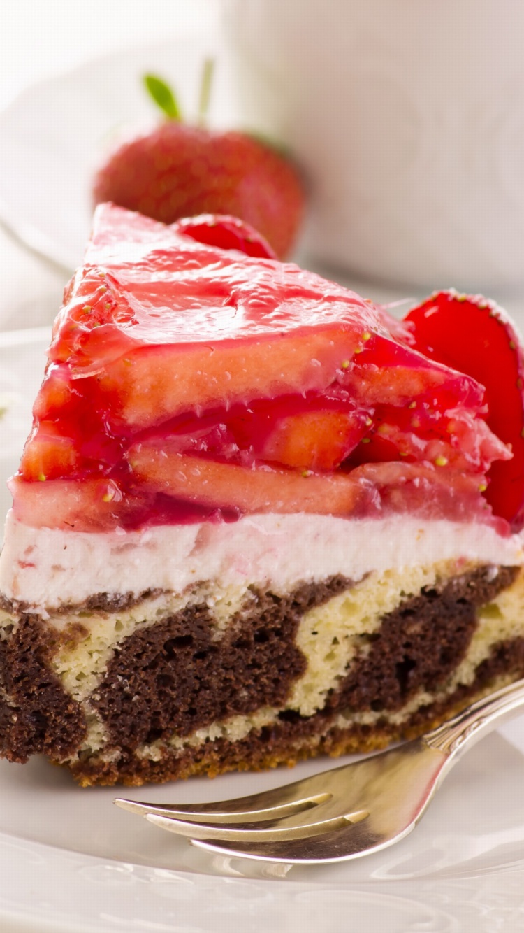 Das Strawberry Shortcake Wallpaper 750x1334