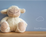 Fondo de pantalla Happy Lamb 176x144