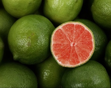 Green Lemons wallpaper 220x176