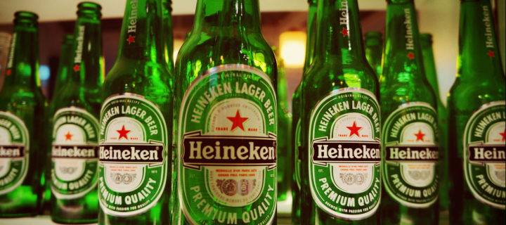 Fondo de pantalla Heineken 720x320