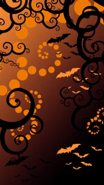 Das Halloween Abstract Wallpaper 360x640