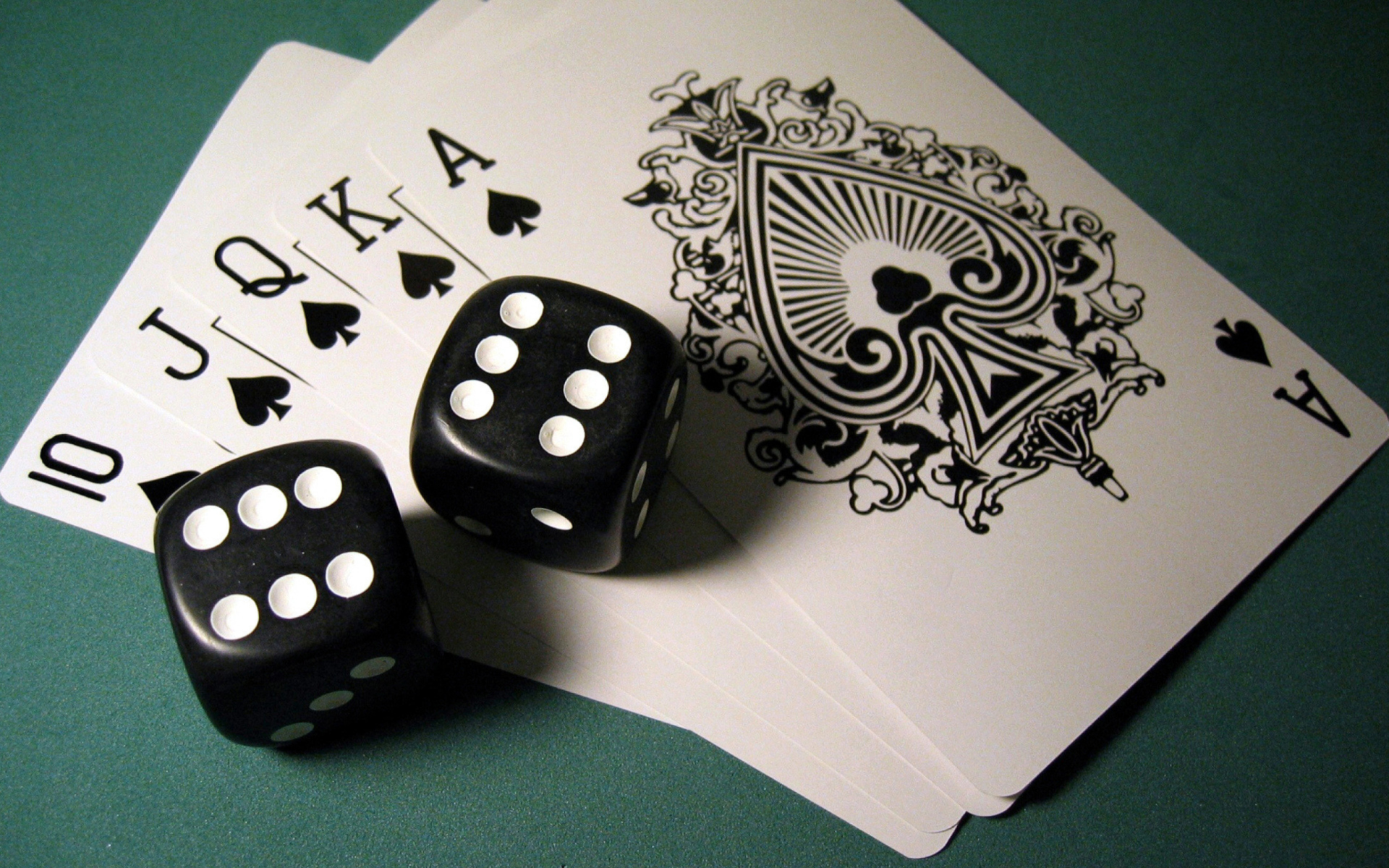 Das Cards And Dices Wallpaper 1920x1200