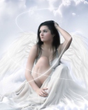 Das Angel Girl Wallpaper 128x160