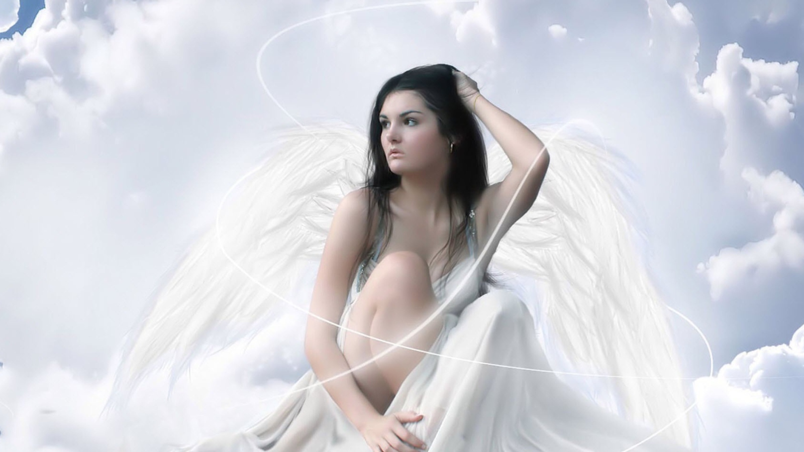 Das Angel Girl Wallpaper 1600x900
