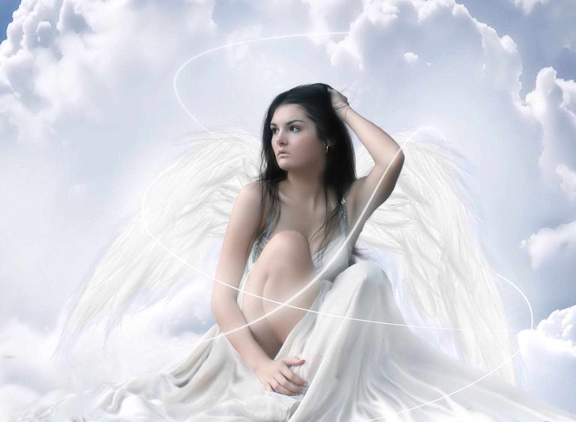 Fondo de pantalla Angel Girl 1920x1408