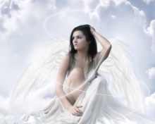 Das Angel Girl Wallpaper 220x176
