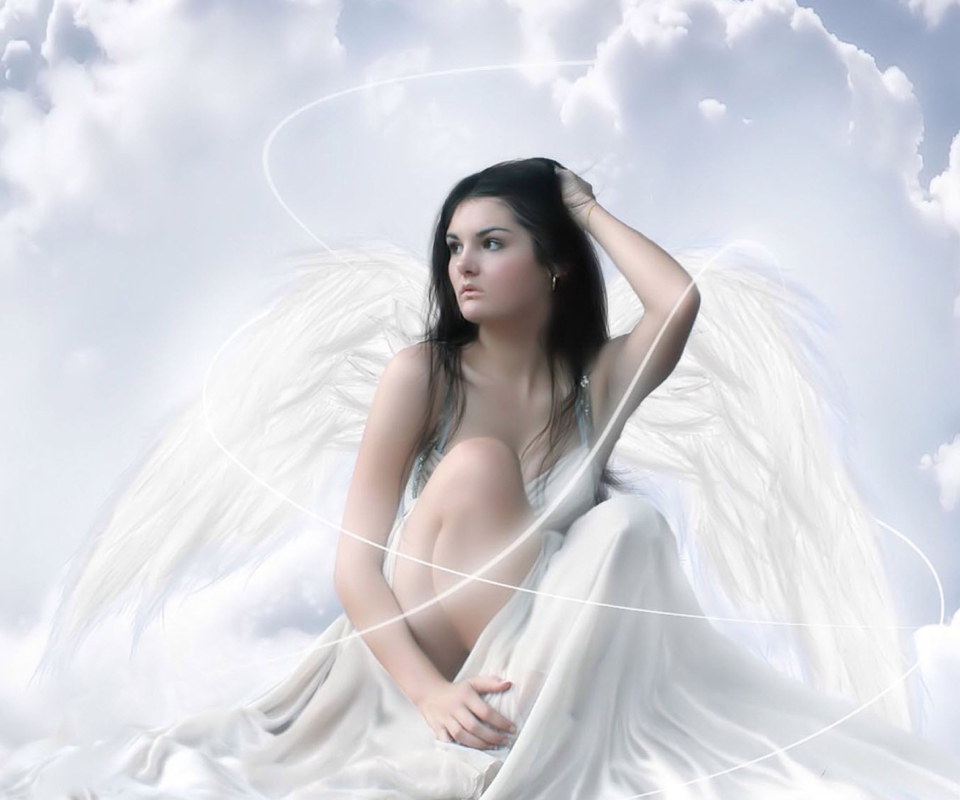 Das Angel Girl Wallpaper 960x800