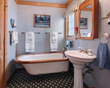 Bathroom Interior wallpaper 220x176