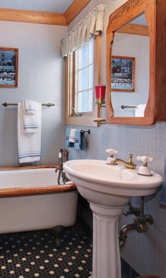 Screenshot №1 pro téma Bathroom Interior 240x400
