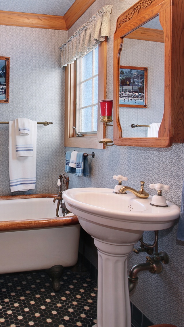 Bathroom Interior wallpaper 640x1136