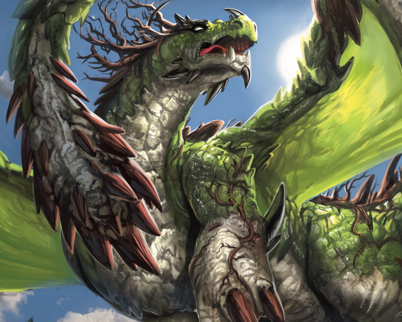 Screenshot №1 pro téma Fantasy Dragon 1600x1280