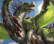 Fondo de pantalla Fantasy Dragon 176x144