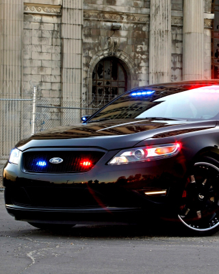 Ford Taurus Police Car Picture for iPhone 5C