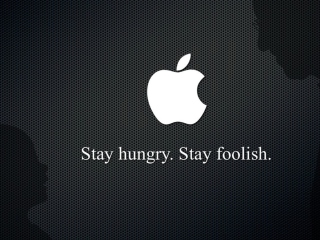 Fondo de pantalla Apple Saying 320x240