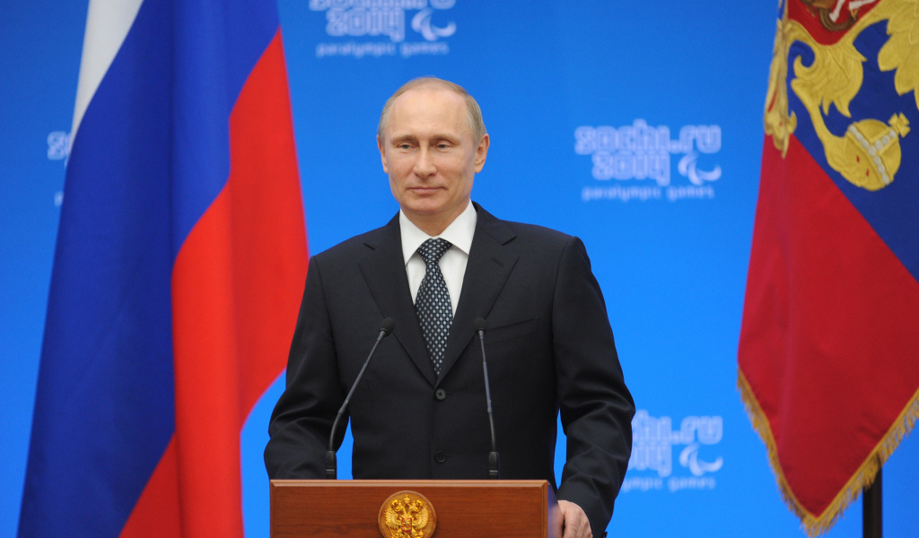 Vladimir Putin Russian President wallpaper 1024x600