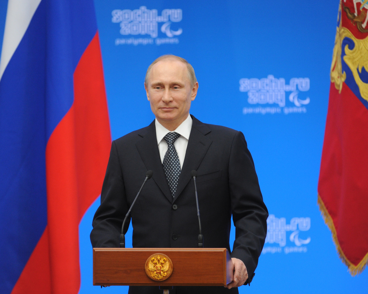 Vladimir Putin Russian President wallpaper 1280x1024