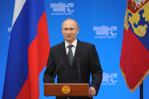 Das Vladimir Putin Russian President Wallpaper 480x320