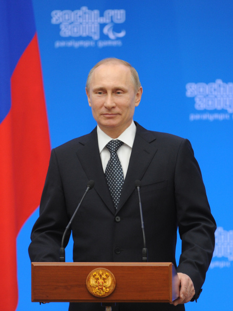 Das Vladimir Putin Russian President Wallpaper 480x640