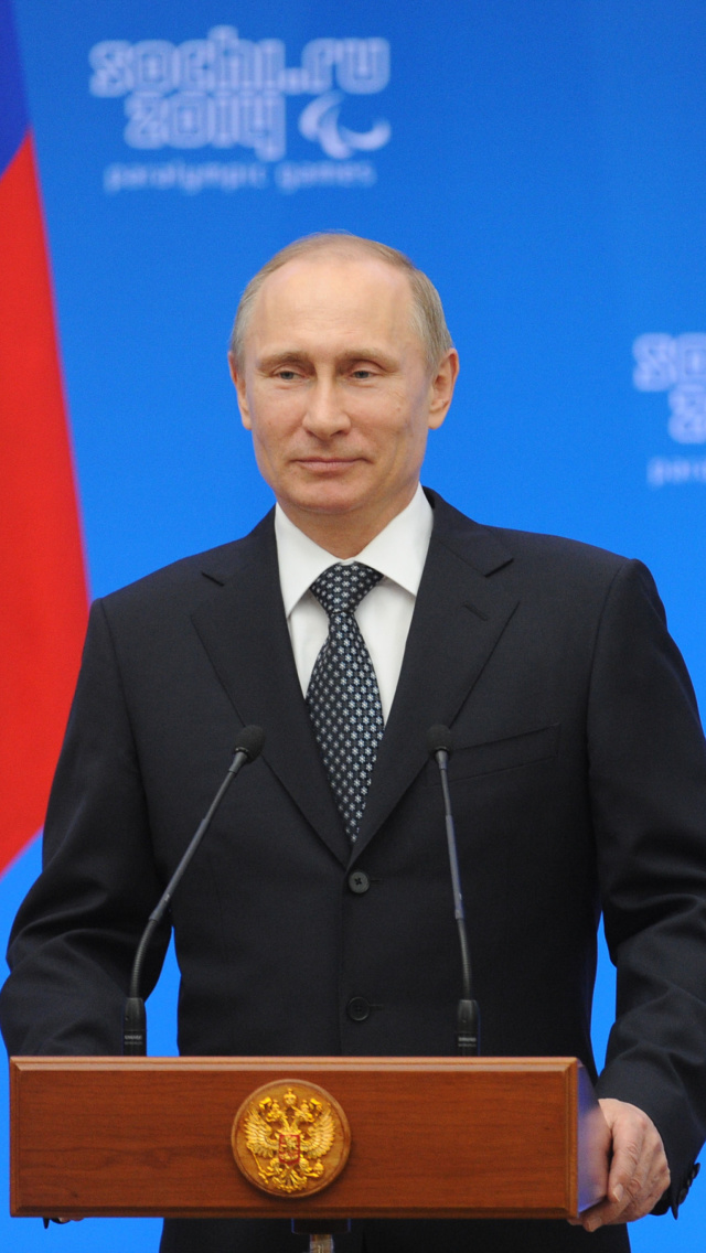 Vladimir Putin Russian President wallpaper 640x1136