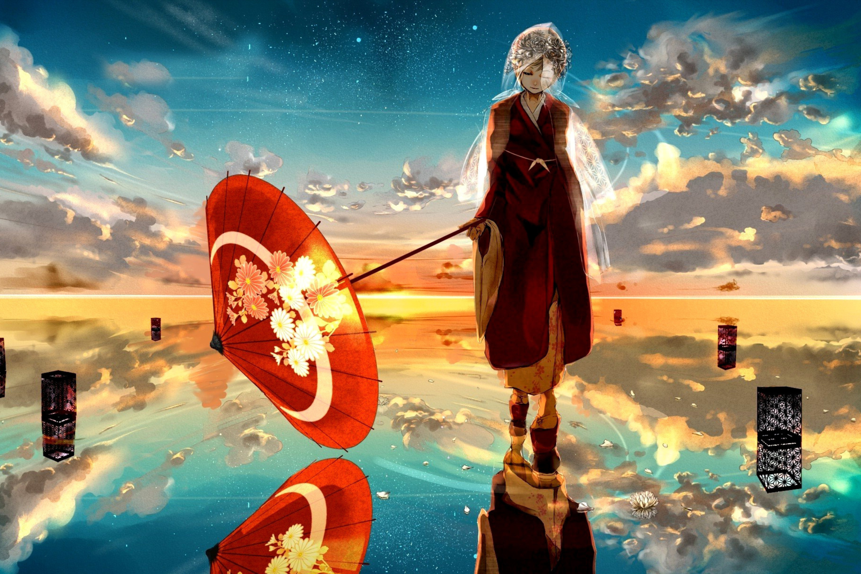 Vocaloid with Umbrella screenshot #1 2880x1920