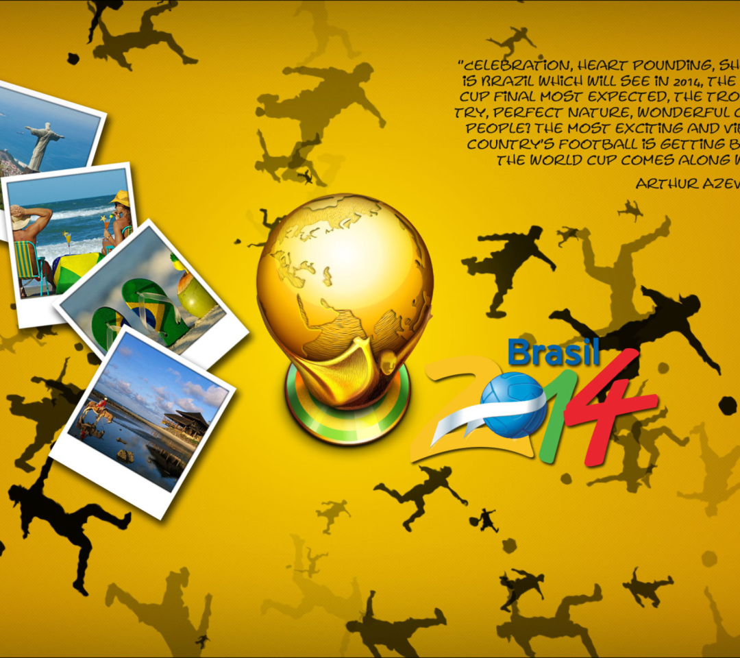 Fondo de pantalla FIFA World Cup 2014 Brazil 1080x960