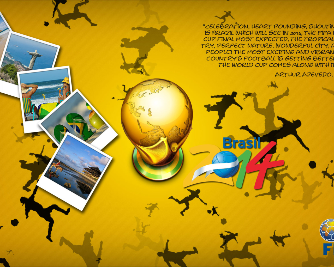 Das FIFA World Cup 2014 Brazil Wallpaper 1280x1024