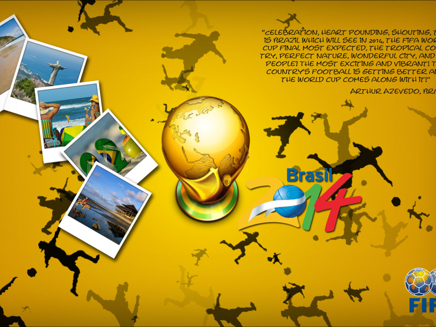Fondo de pantalla FIFA World Cup 2014 Brazil 1400x1050