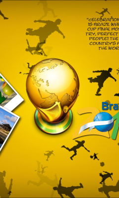 Screenshot №1 pro téma FIFA World Cup 2014 Brazil 240x400