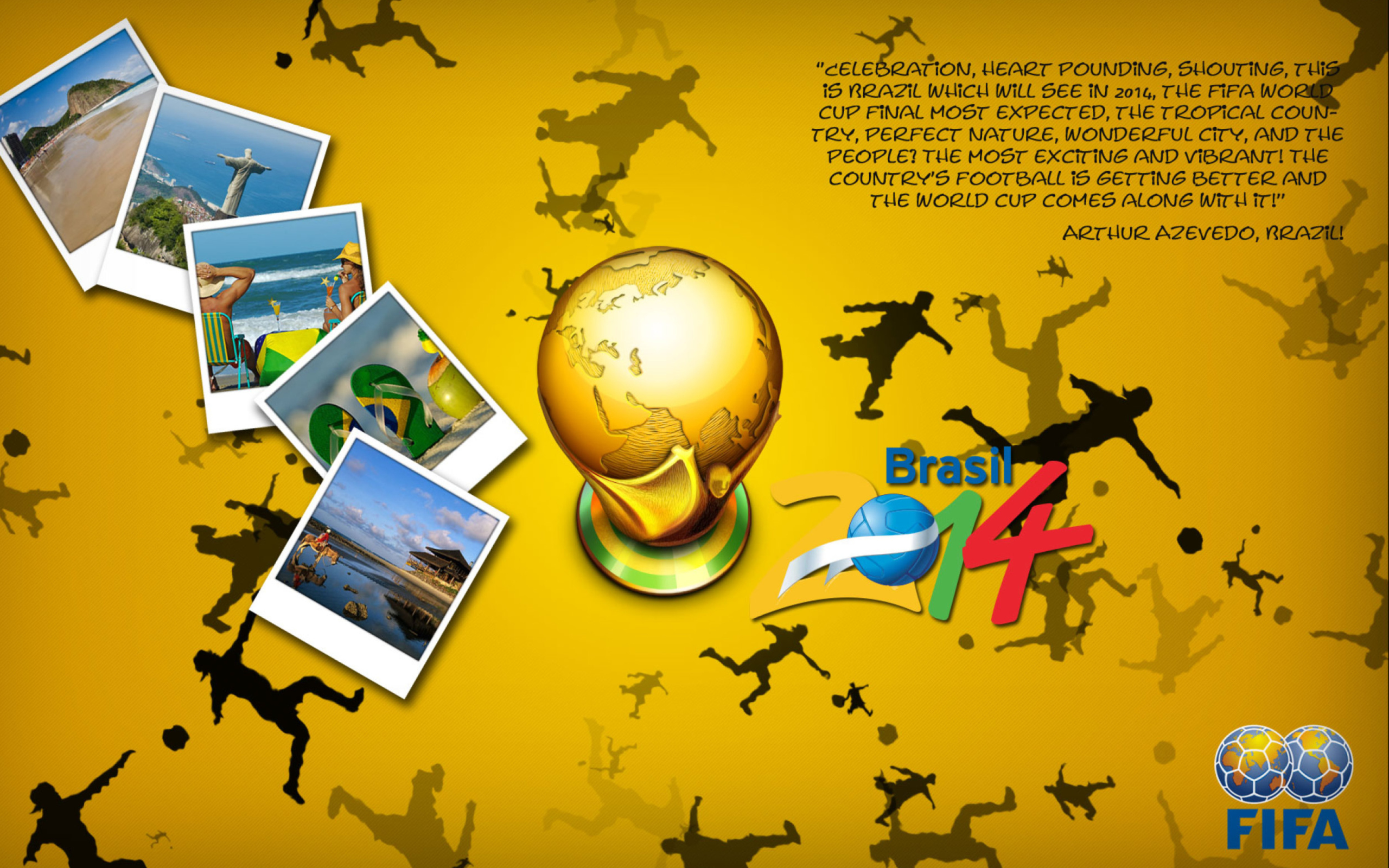 Обои FIFA World Cup 2014 Brazil 2560x1600