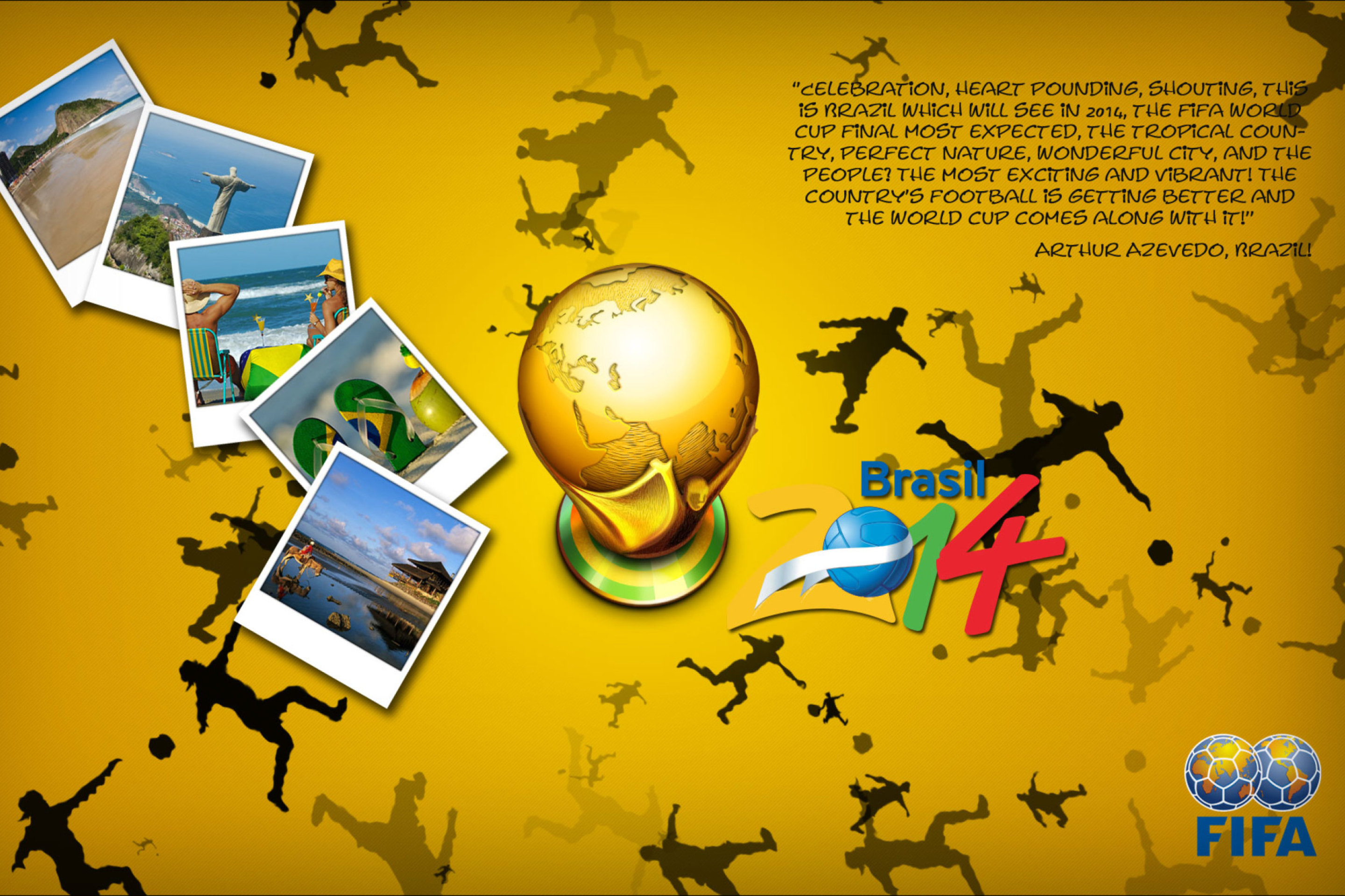 Fondo de pantalla FIFA World Cup 2014 Brazil 2880x1920