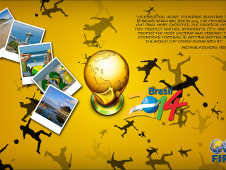 Das FIFA World Cup 2014 Brazil Wallpaper 320x240